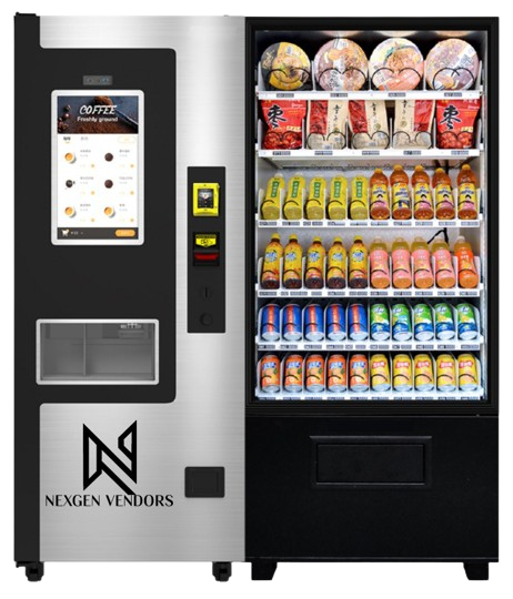 Snacks and Beverages Combo Vending Machine